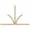 Ekena Millwork Richland Rough Sawn Timber Gable Bracket, Douglas Fir, 108"W x 72"H x 4"D x 4"F, 16/12 Pitch GBW108X72X0404RIC00RDF - alternate 1